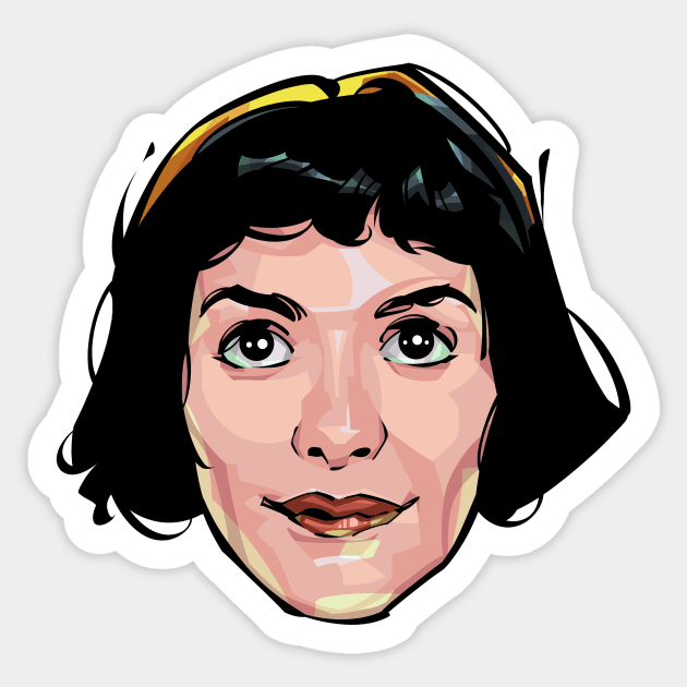 Amelie Head Sticker by nabakumov